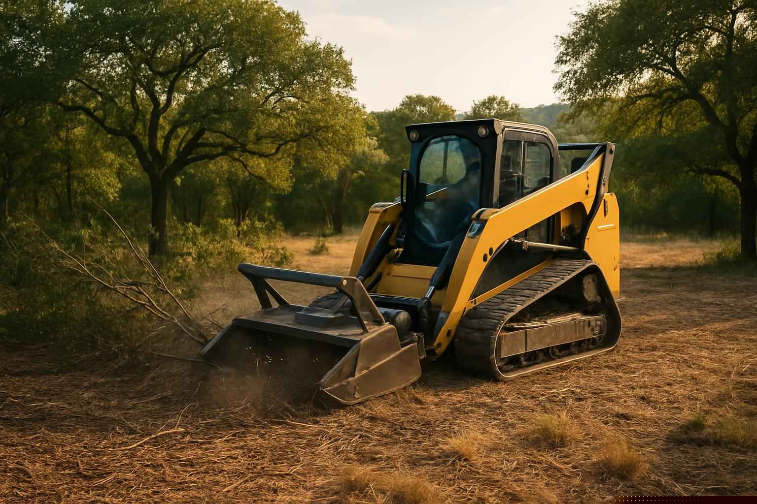 Small Lot Clearing in Pipe Creek Texas