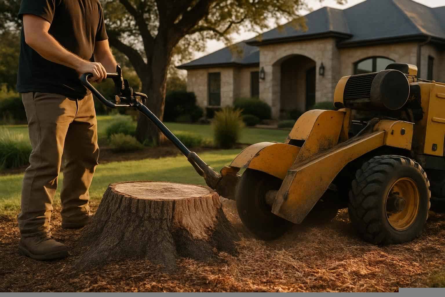 Stump Grinding In Mason Texas 1 Stump Removal in Mason Texas