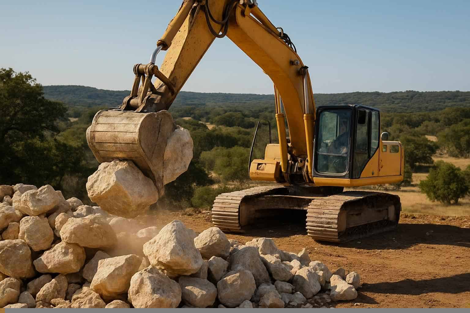 Surface Rock Removal in Pipe Creek Texas