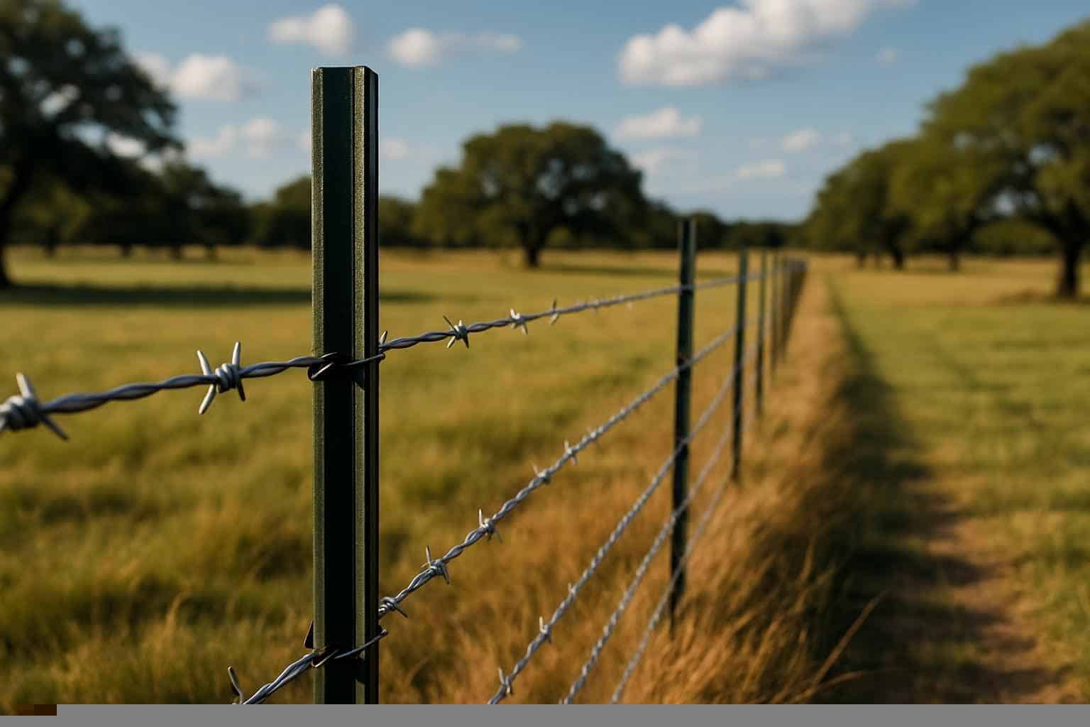 Fencing Services In Mason Texas 1 T Post Installation in Mason Texas