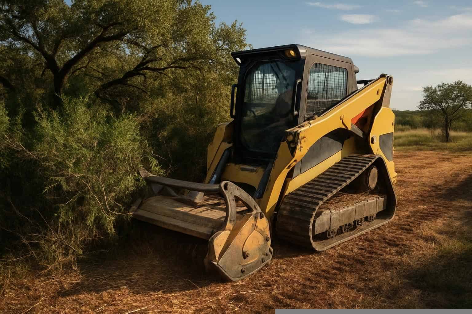 Thick Vegetation Clearing in Mason Texas
