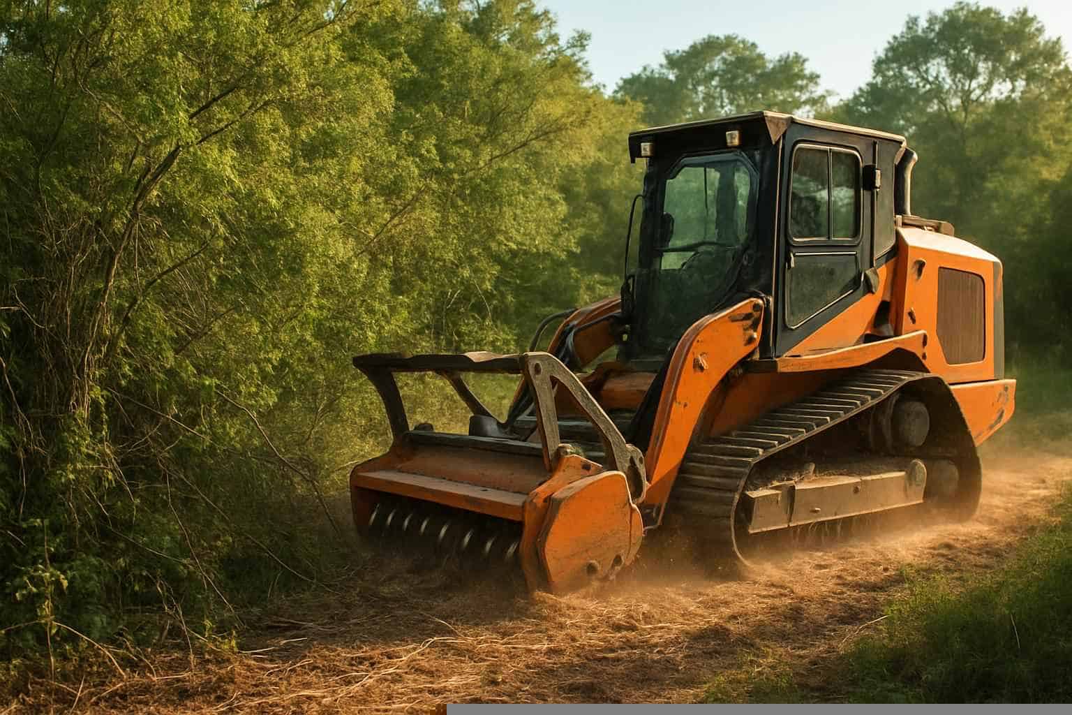 Thick Vegetation Clearing in Pipe Creek Texas