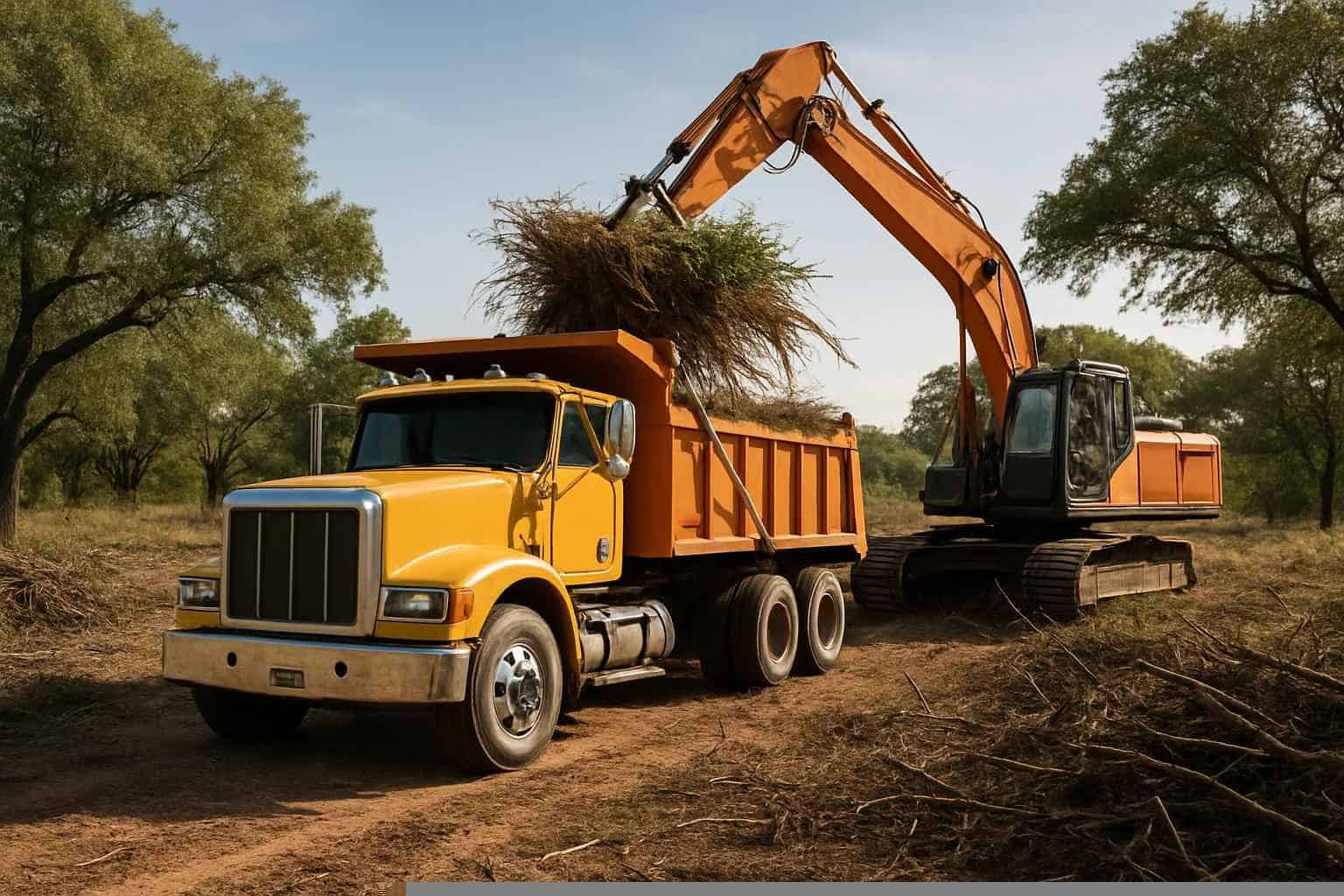 Underbrush Haul Off in Mason Texas