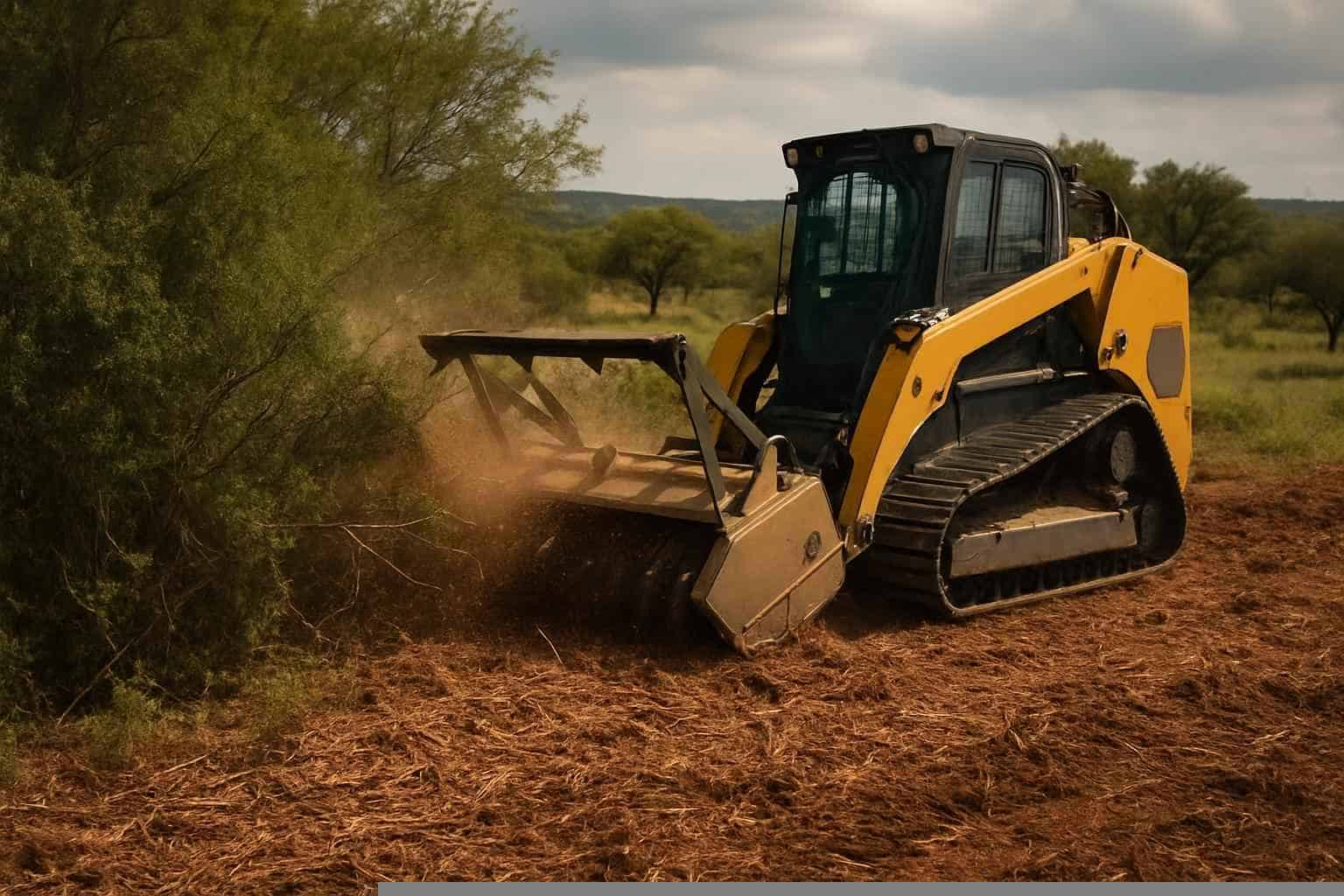 Underbrush Mulching in Mason Texas