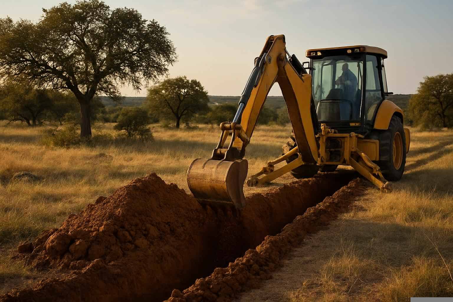 Excavation In Mason Texas 3 Utility Trenching in Mason Texas