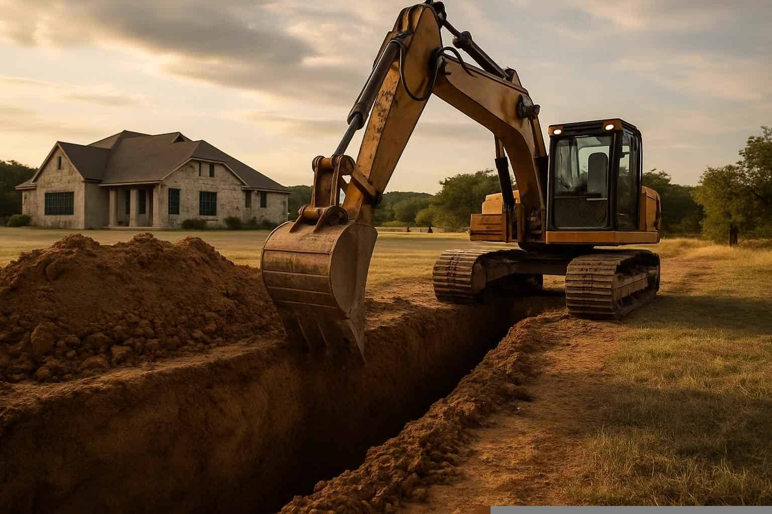 Utility Trenching in Medina Texas