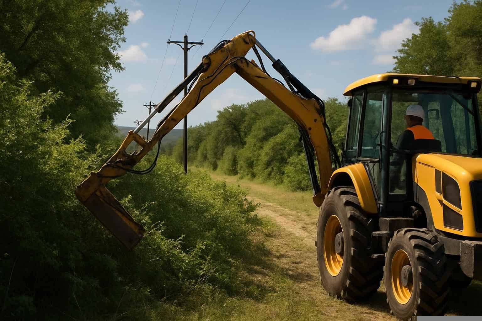 Vegetation Control ROW in Mason Texas