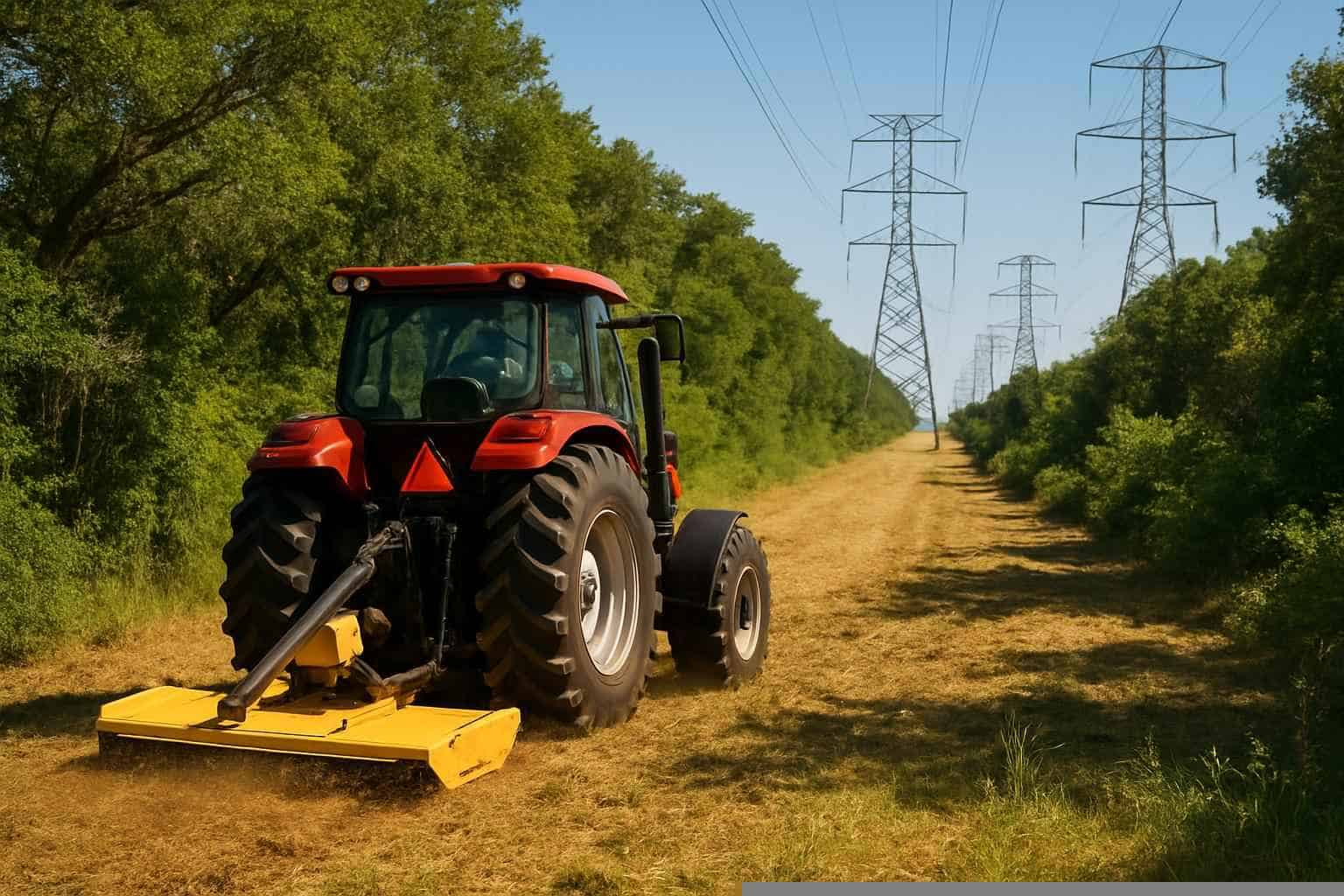 Vegetation Control ROW in Pipe Creek Texas