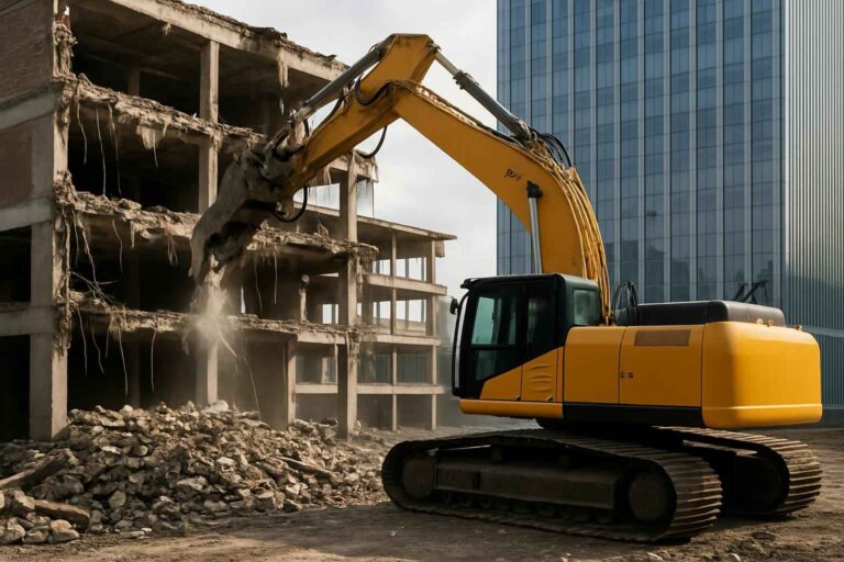commercial structure demolition services