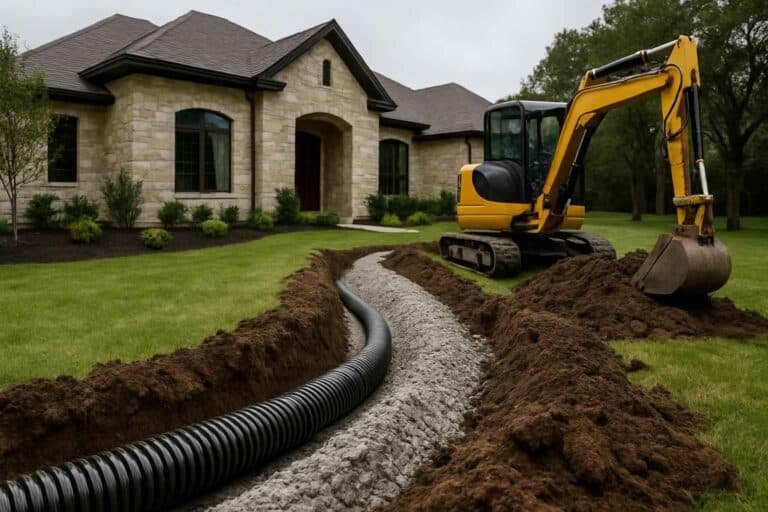 drainage contractors in center point tx