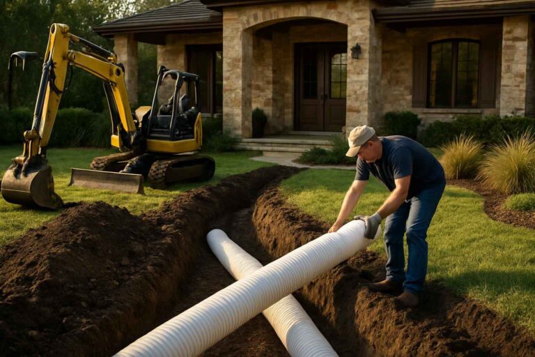 drainage contractors in hunt texas