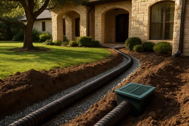 drainage system installation ingram tx