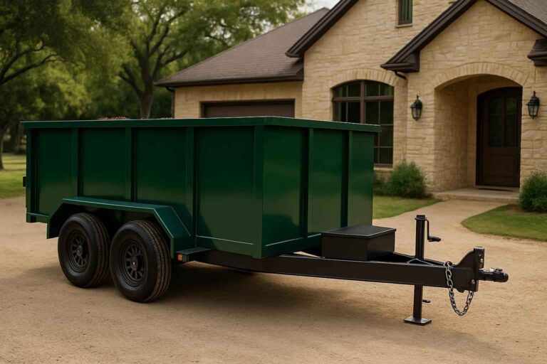 dumpster trailer rental center point tx