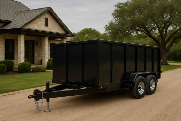 dumpster trailer rental comfort texas