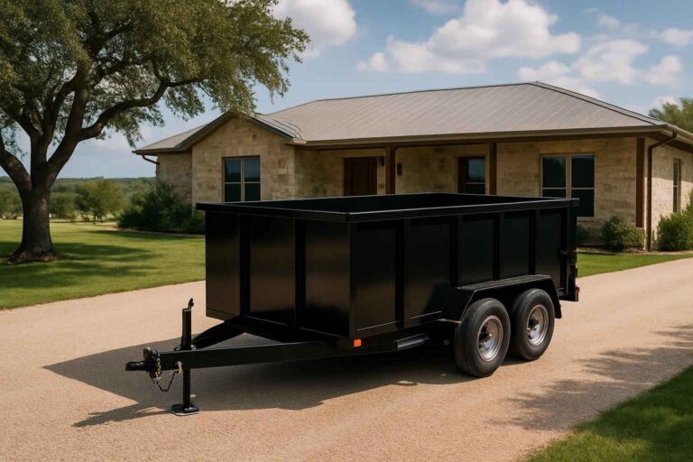 dumpster trailer rental harper texas