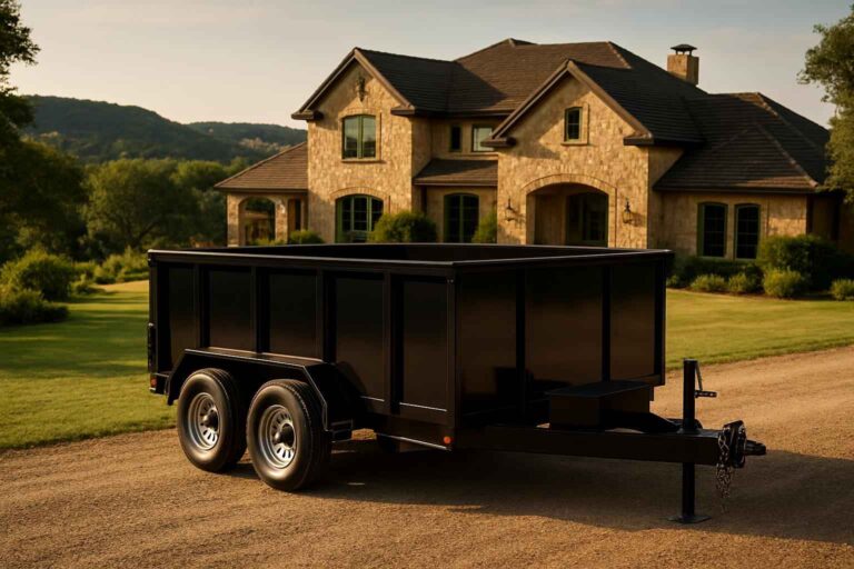 dumpster trailer rental hunt texas