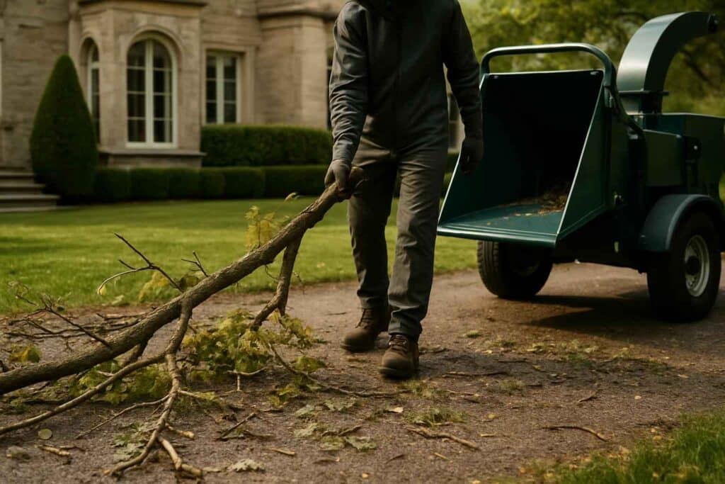 fallen branch and limb clean up service