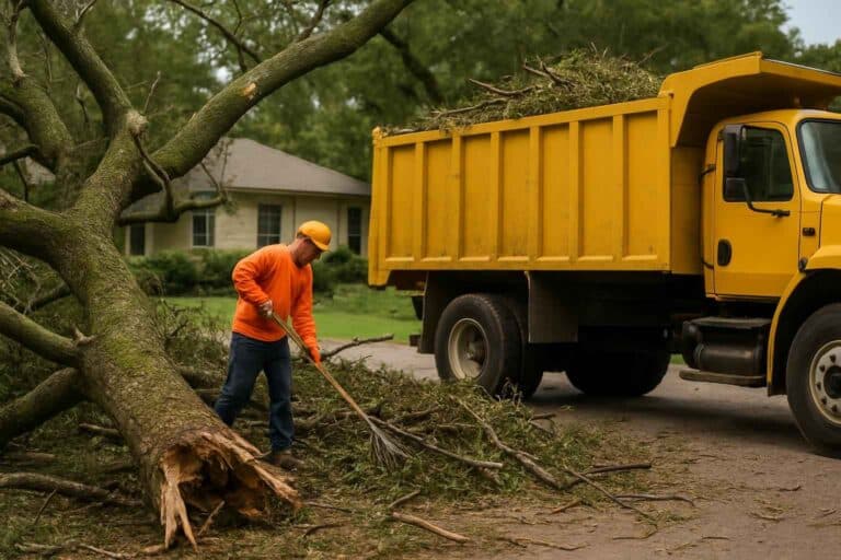 storm debris removal ingram tx