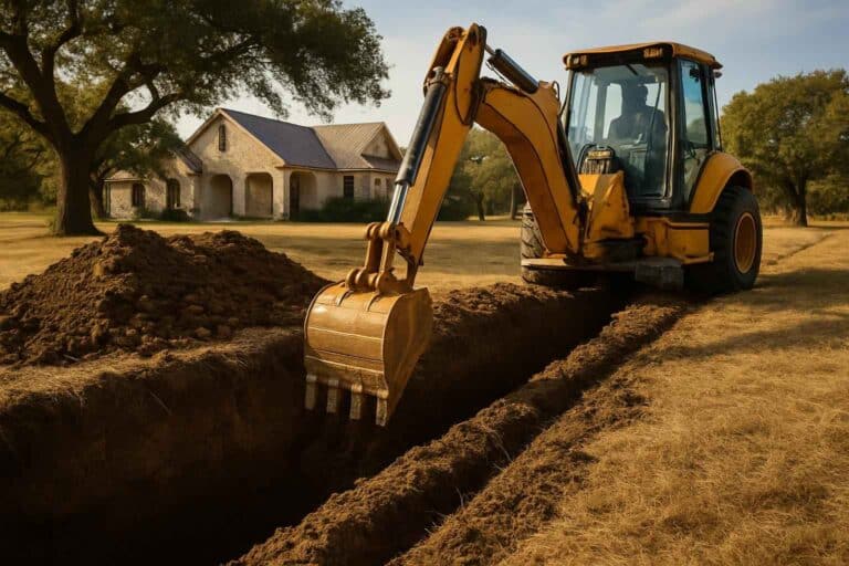 Trench Digging Services In Fredericksburg Texas