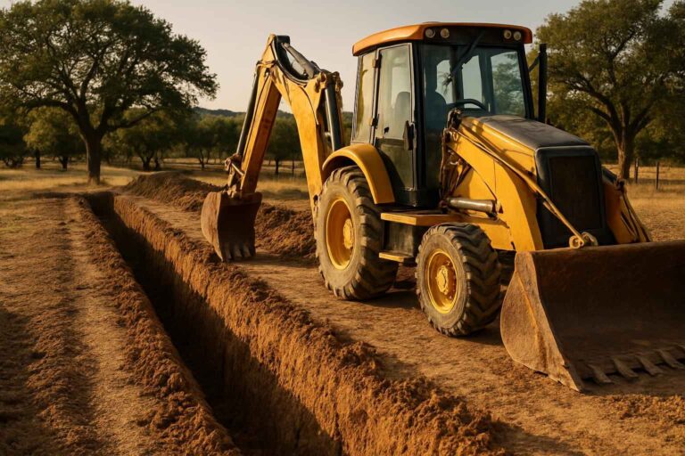 trench digging contractors in bandera texas