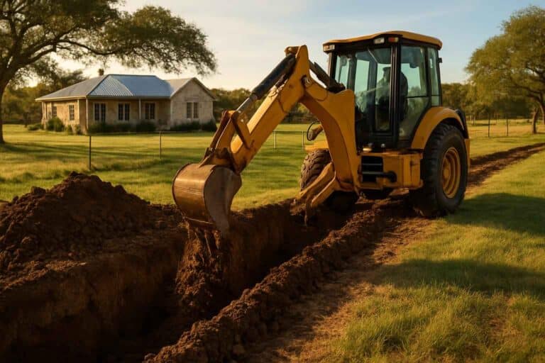 trench digging contractors in comfort tx