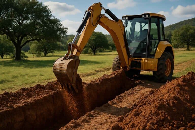 trench digging services in hunt texas