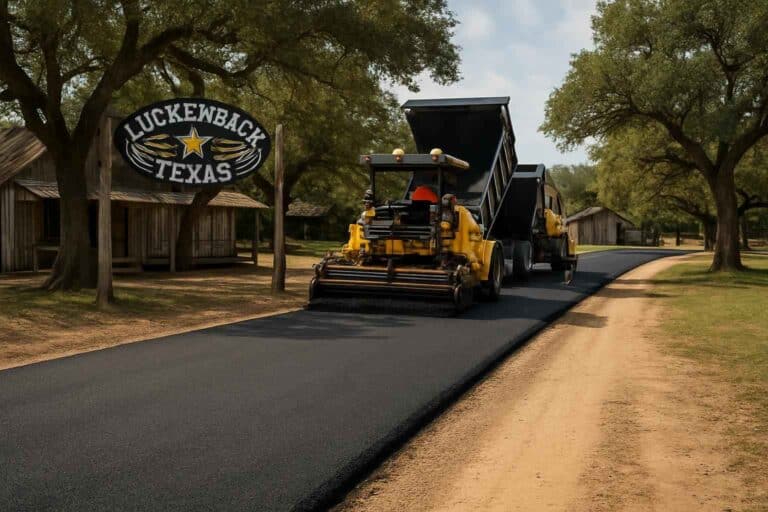 asphalt paving in luckenbach texas