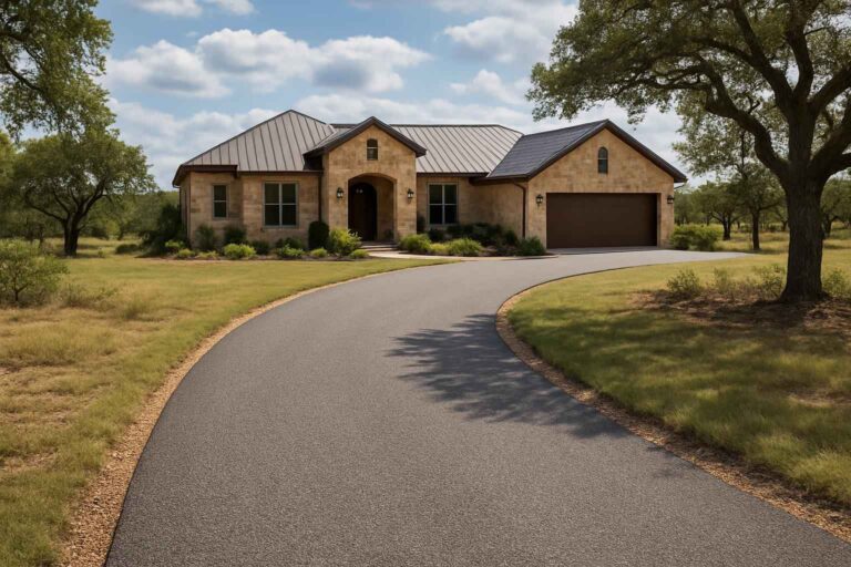 chip seal driveway in willow city texas