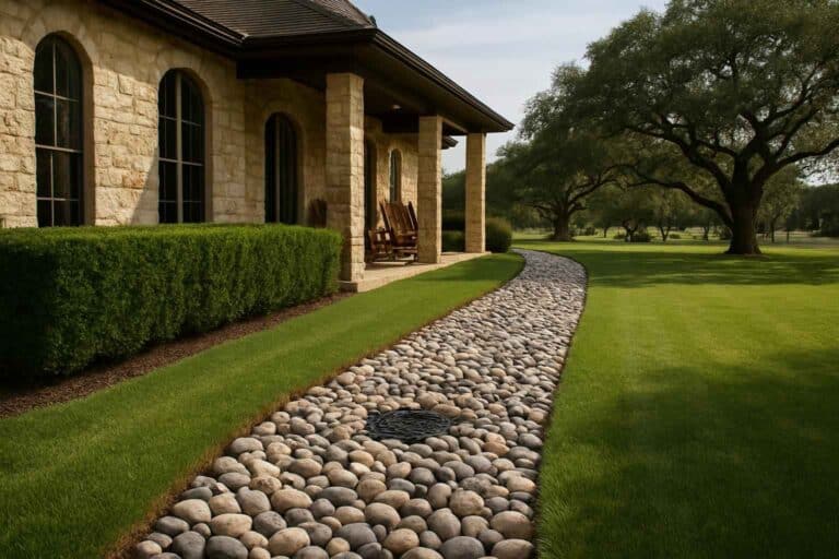 french drains in hye texas