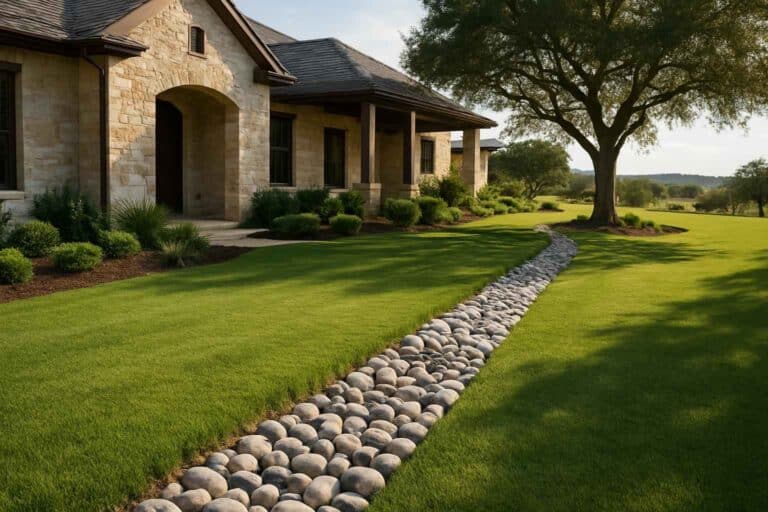 french drains in willow city texas