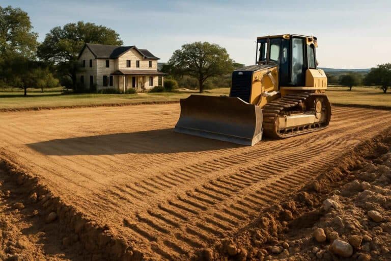 pad site clearing in stonewall texas