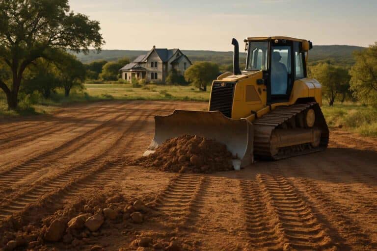 pad site clearing in willow city texas