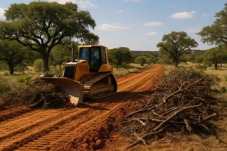 ranch road clearing in willow city texas