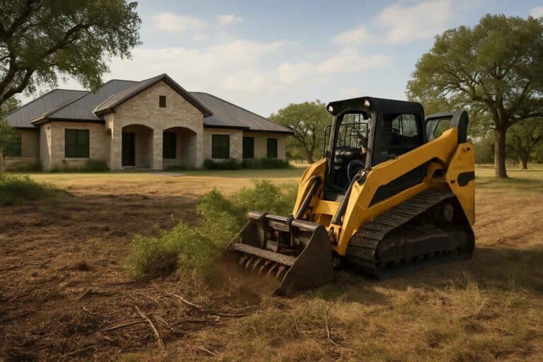 residential land clearing in hye texas