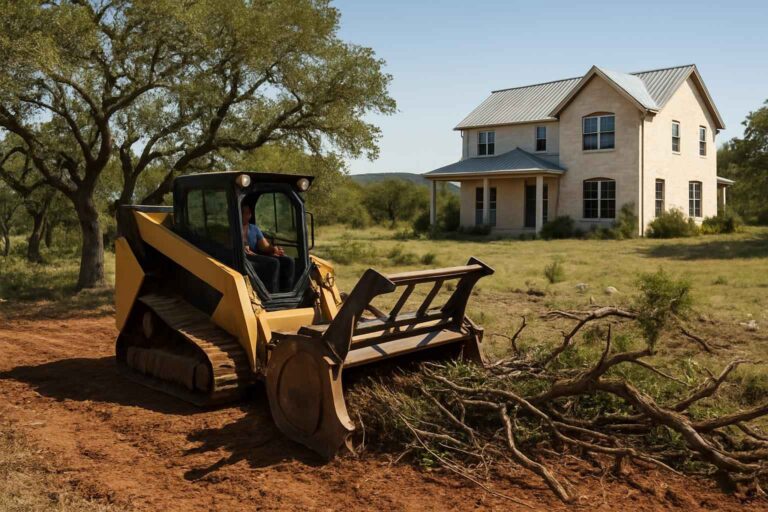 residential land clearing in willow city texas