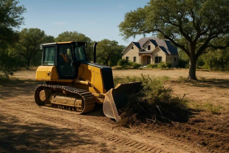 residential lot clearing in hye texas