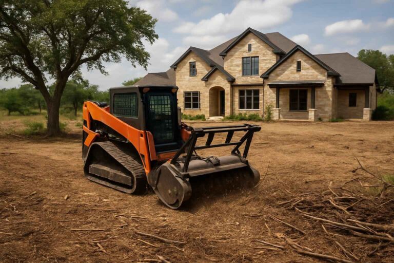 residential lot clearing in stonewall texas