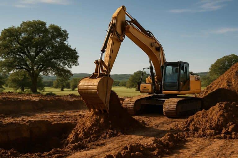site excavation in stonewall texas