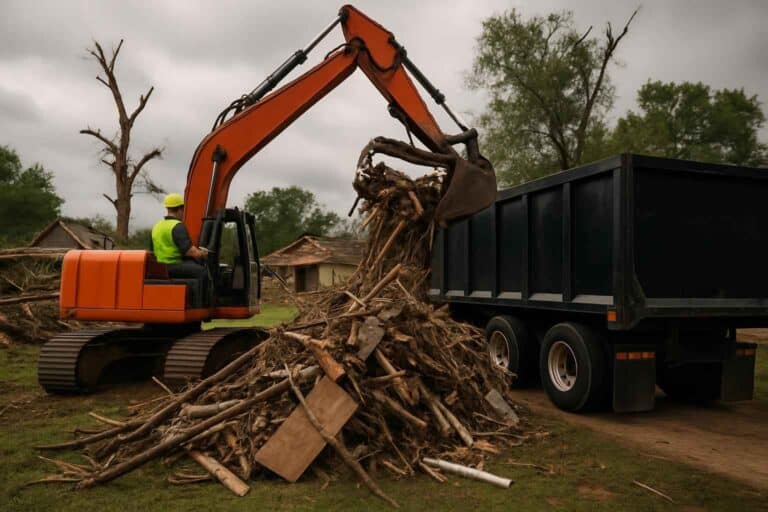 storm debris removal in willow city texas