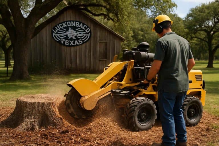 stump removal in luckenbach texas