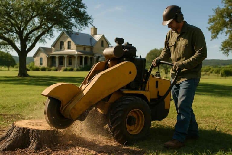 stump removal in stonewall texas