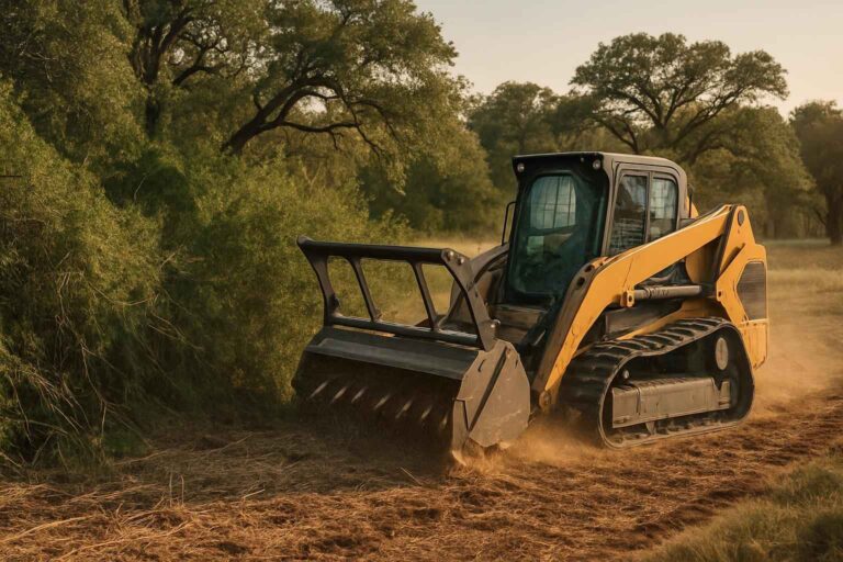 thick vegetation clearing in hye texas