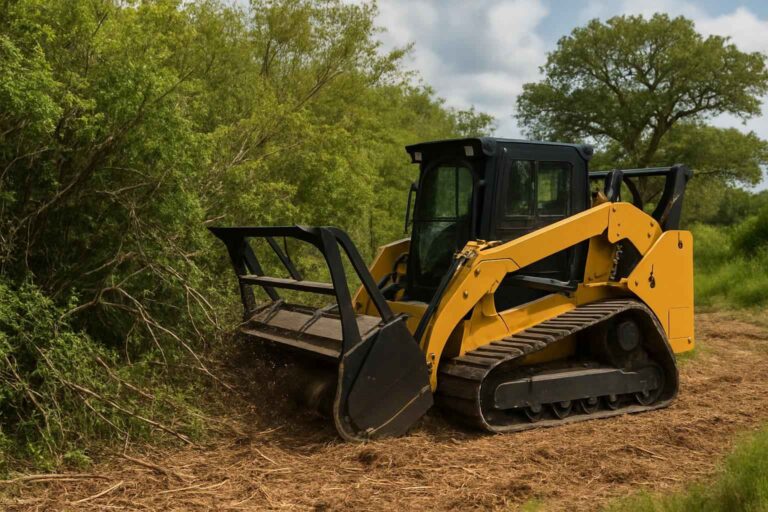 thick vegetation clearing in stonewall texas