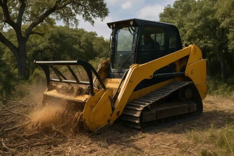 brush mulching in waring texas
