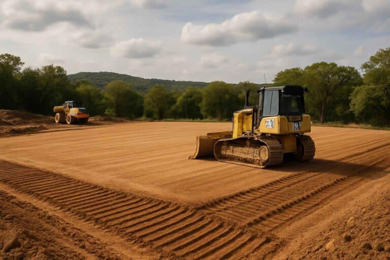 building pad prep in kerrville texas