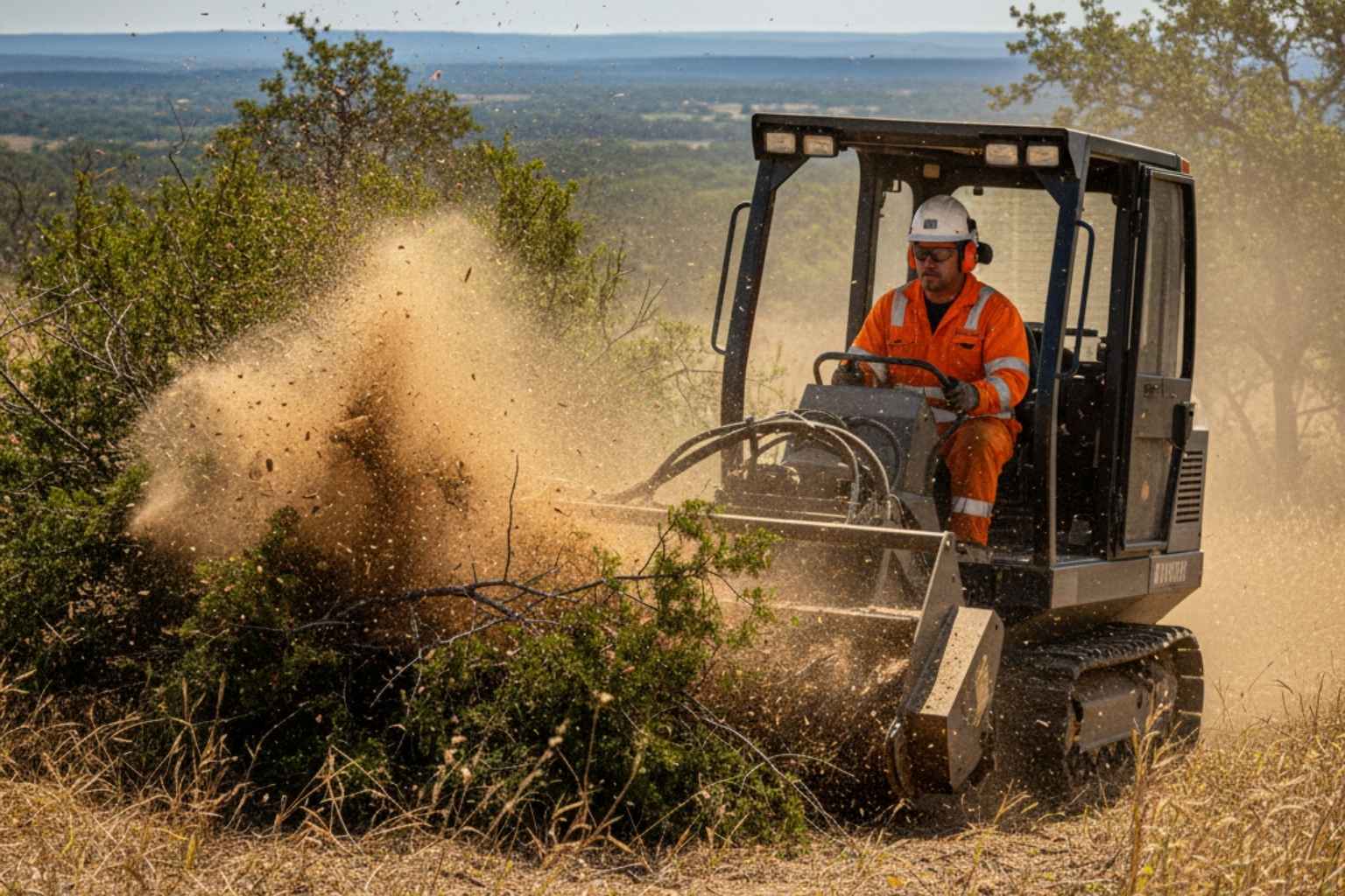 cedar brush eating in harper texas