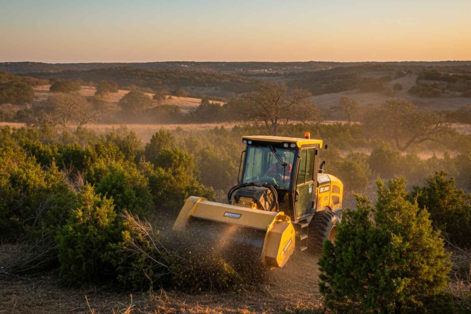 cedar brush eating in waring texas