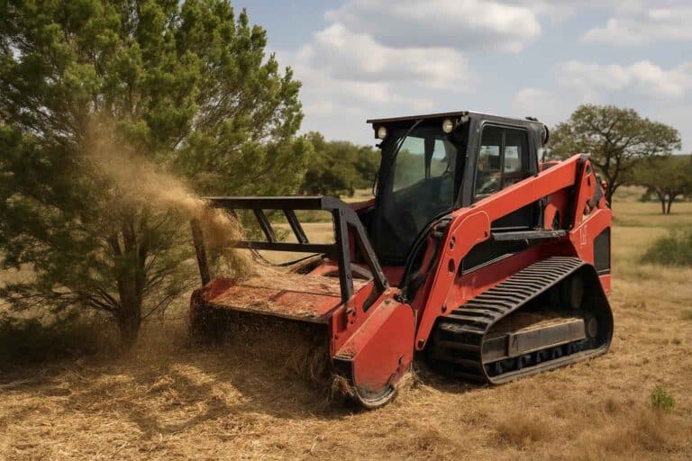 cedar eating mulching in kerrville texas