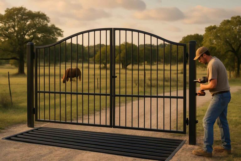 gate installation in comfort texas