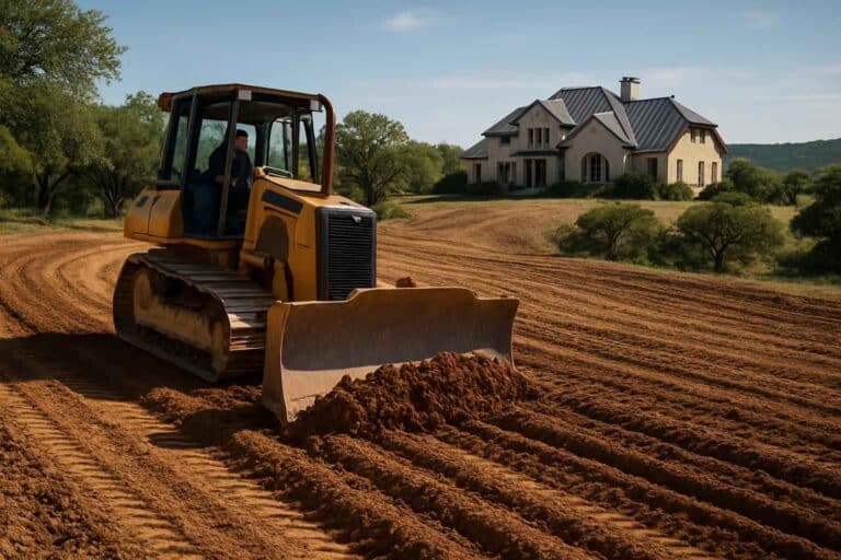 land grading in kerrville texas